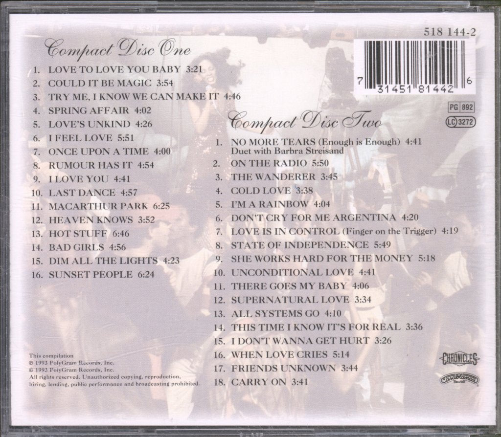 Donna Summer - Donna Summer Anthology - Double Cd
