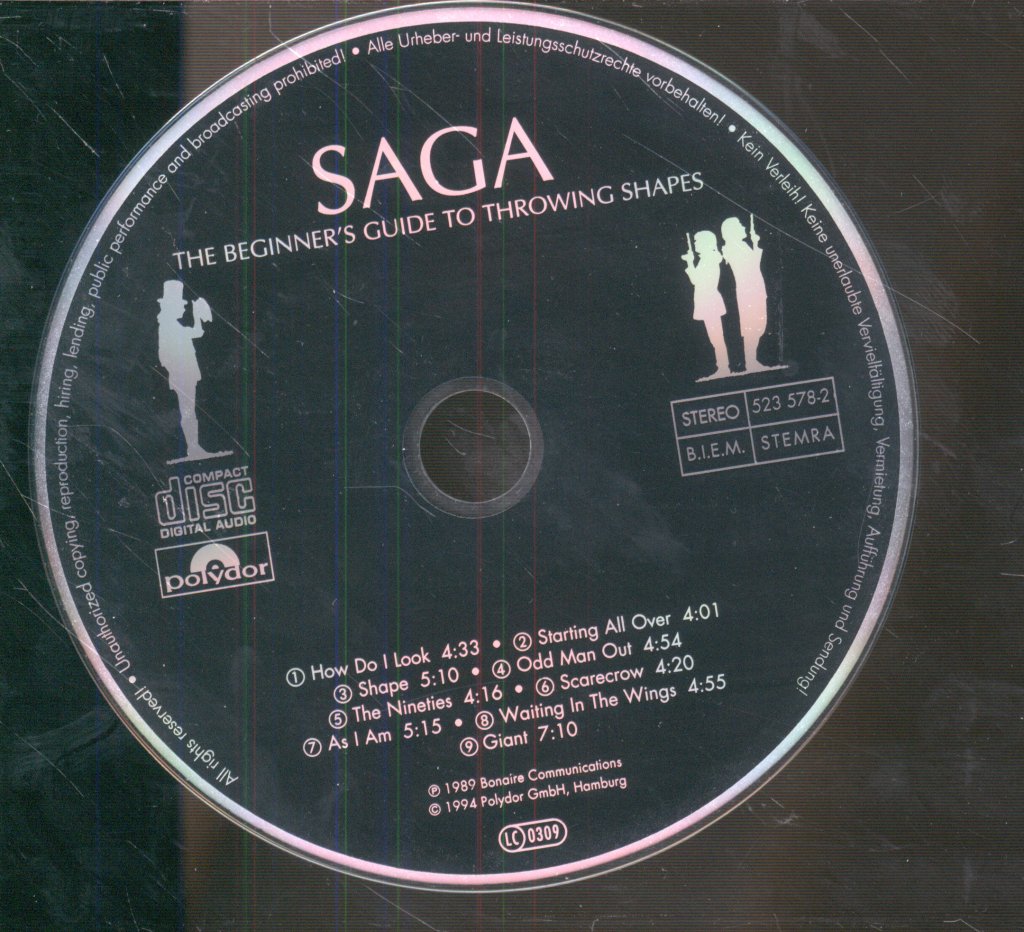 Saga - Beginner's Guide To Throwing Shapes - Cd