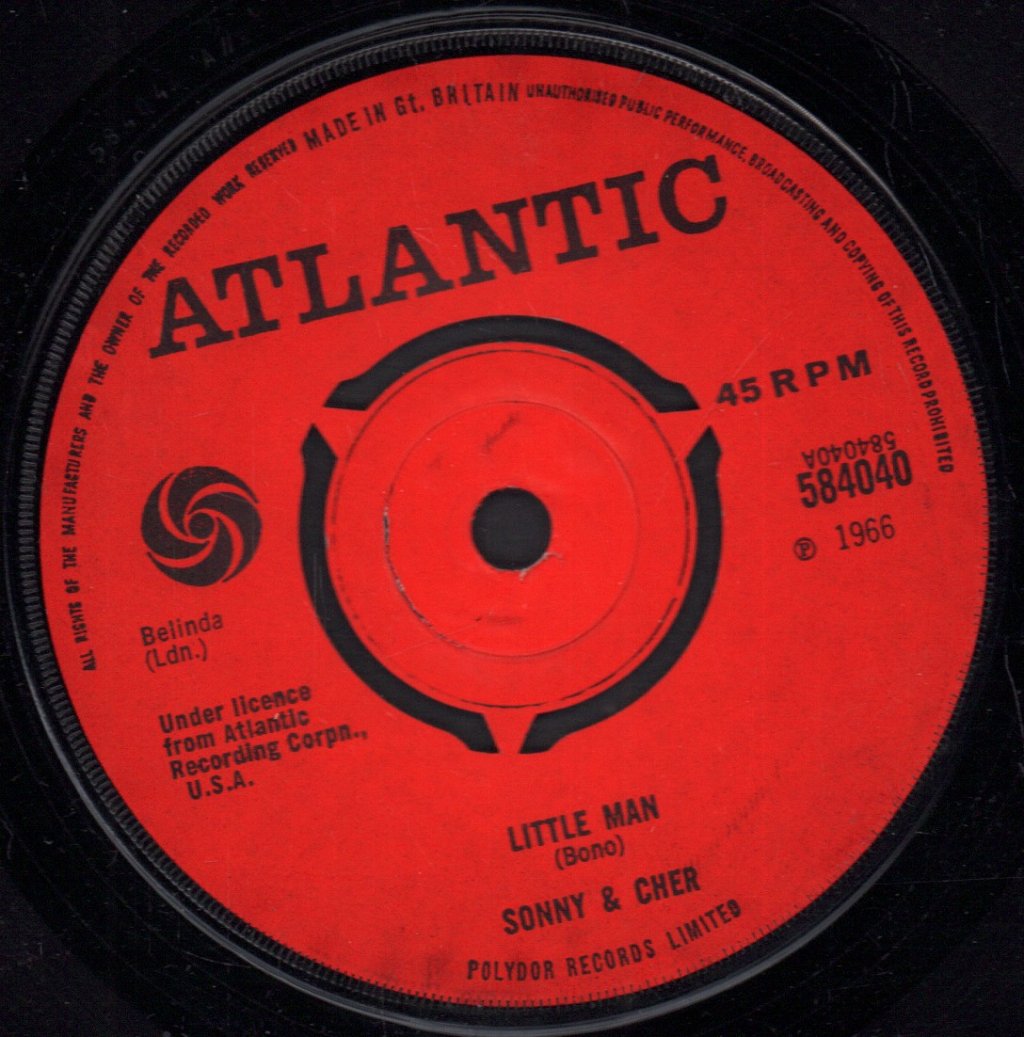 Sonny And Cher - Little Man - 7 Inch