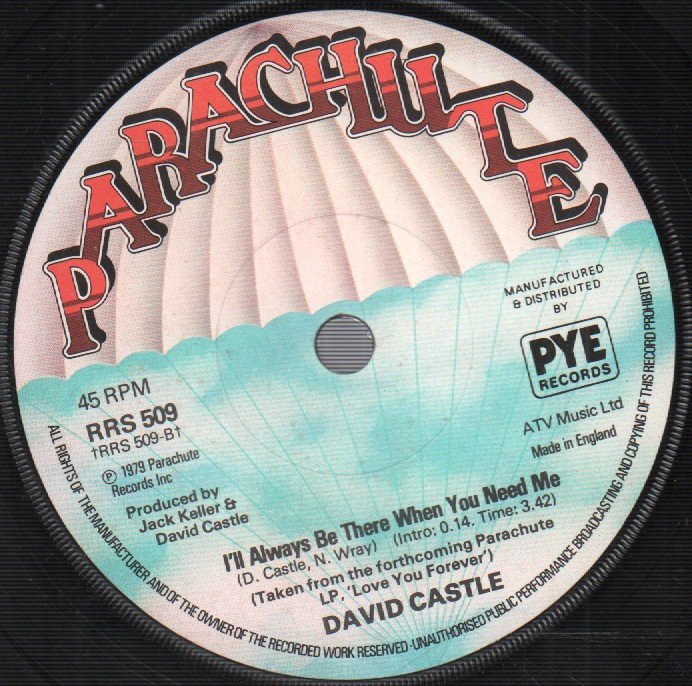 David Castle - Hold Me Just A Little Bit Longer - 7 Inch
