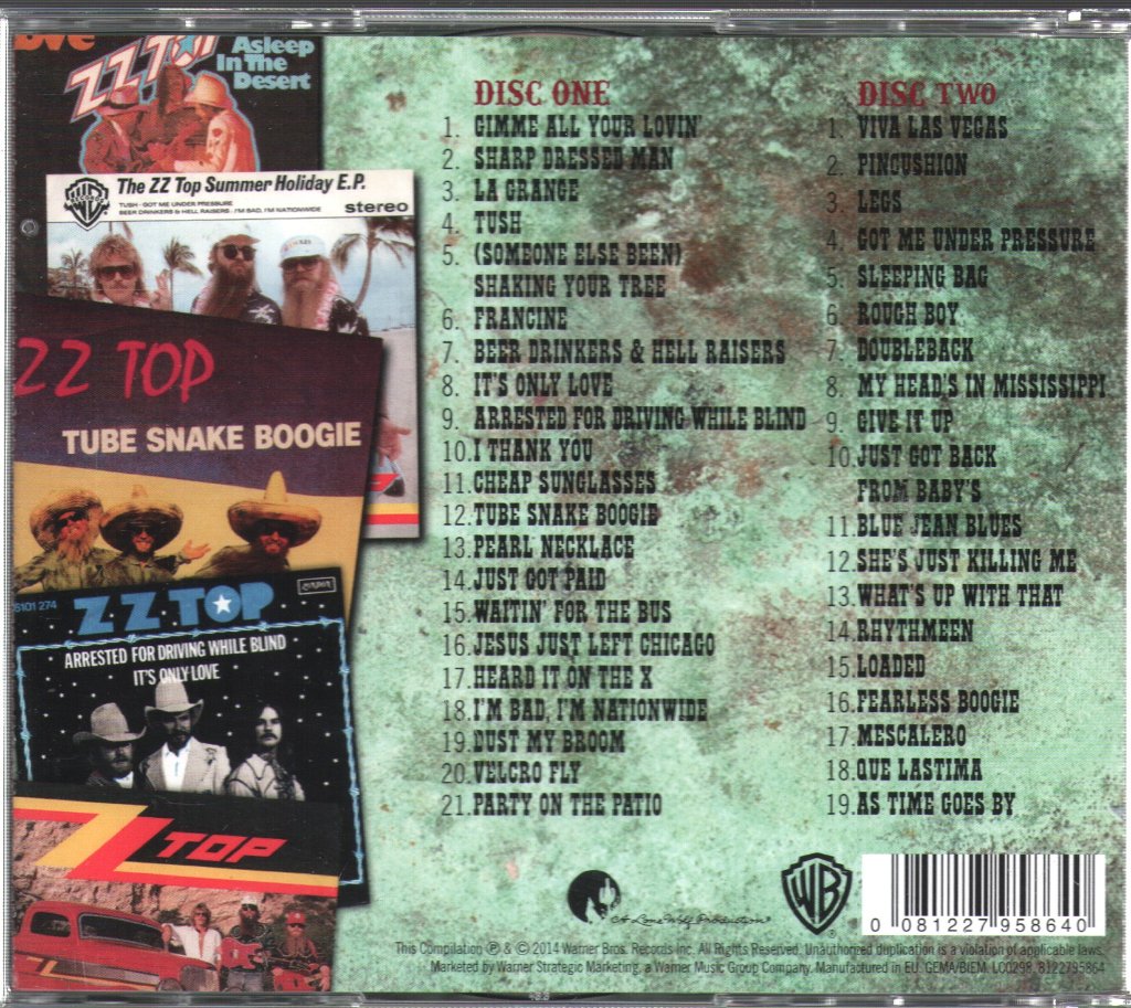 ZZ Top - Very Baddest - Double Cd