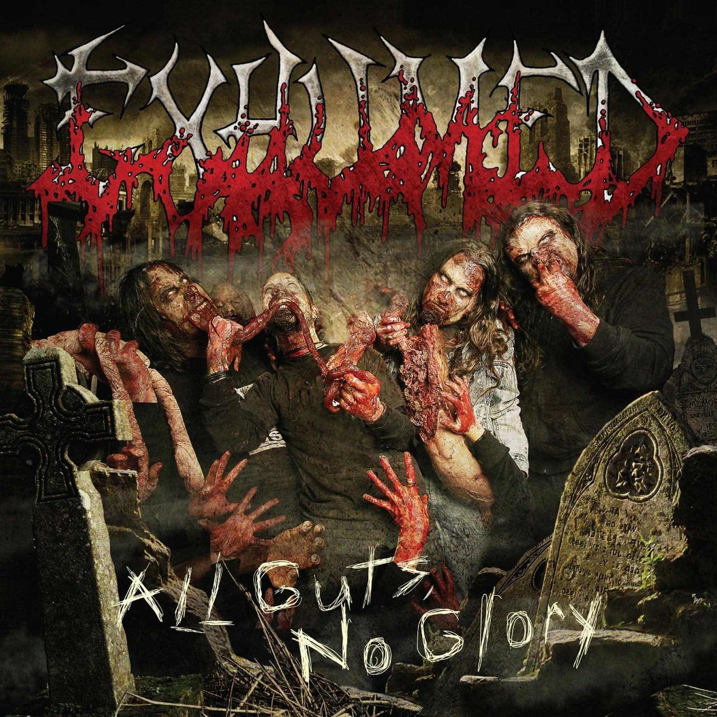 Exhumed - All Guts, No Glory (Swamp Green With Splatter Edit - Lp