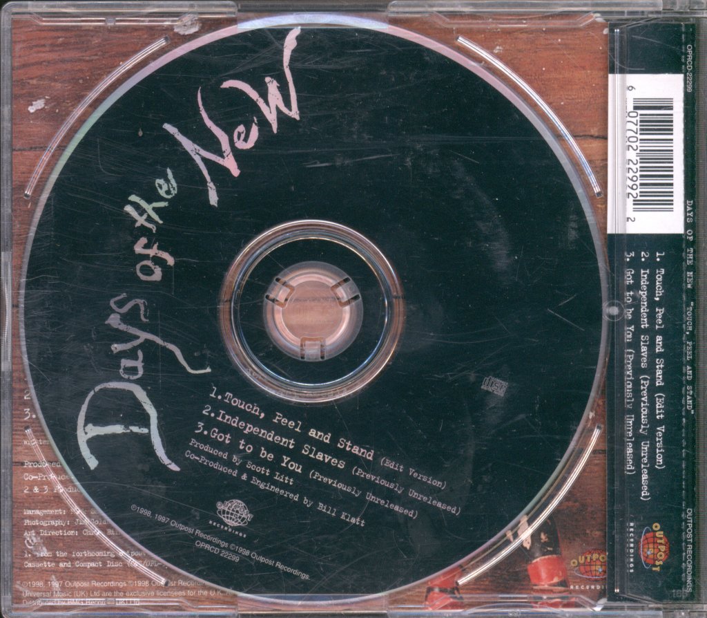 Days Of The New - Touch, Peel & Stand - Cd