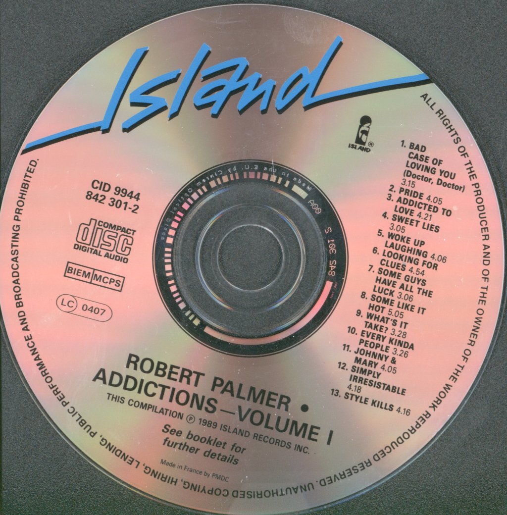 Robert Palmer - Addictions Volume I - Cd