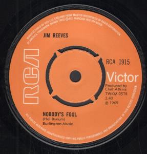 Jim Reeves - Nobody's Fool - 7 Inch