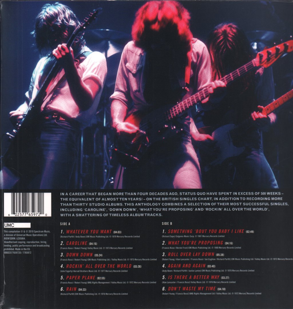 Status Quo - Rockin' All Over The World The Collection - Lp