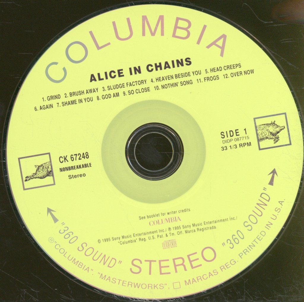 Alice In Chains - Alice In Chains - Cd