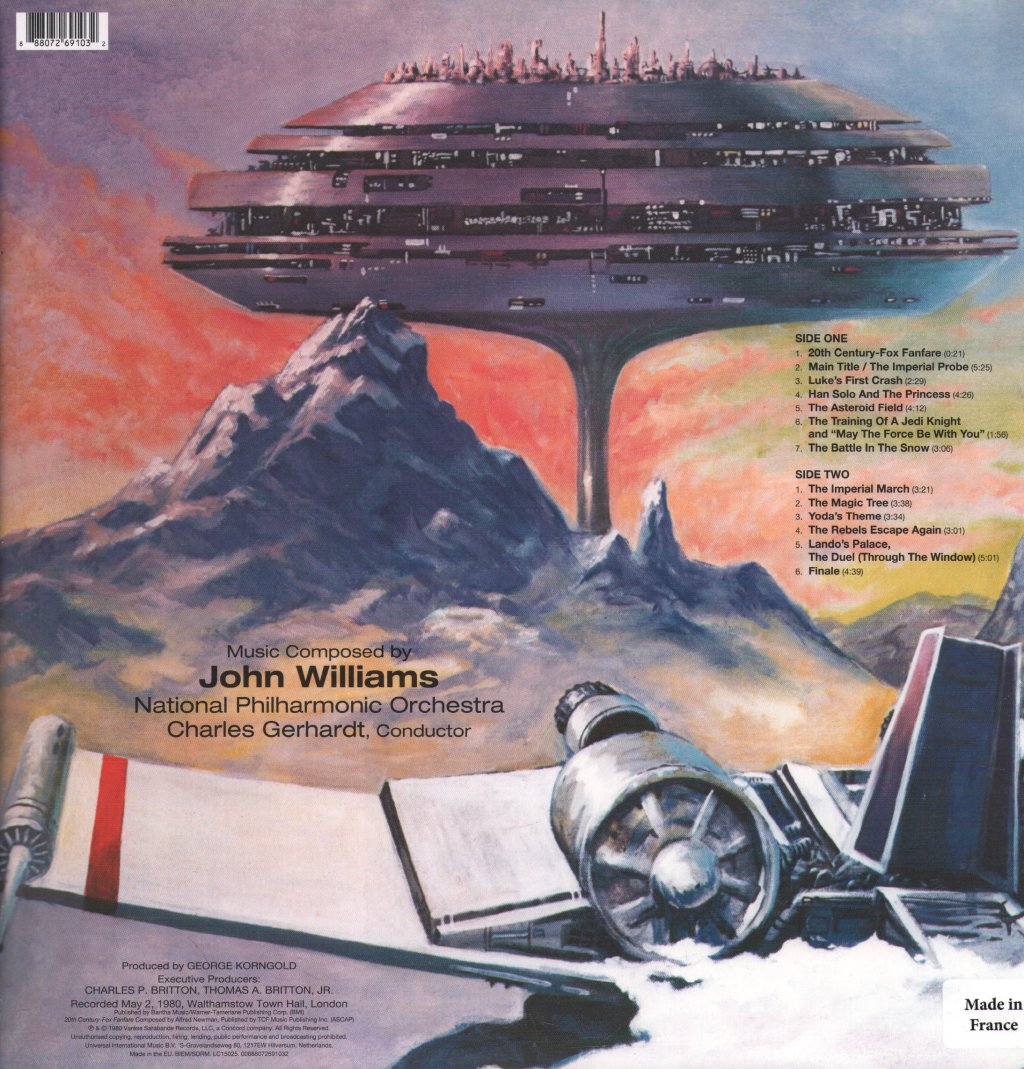 John Williams - The Empire Strikes Back: Symphonic Suite from the Original Motion Picture Score - Lp
