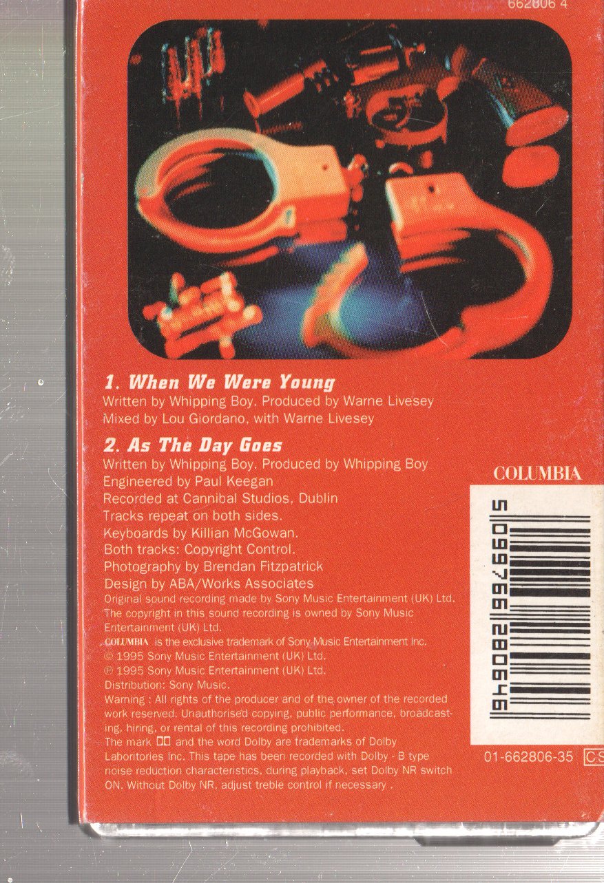 Whipping Boy - When We Were Young - Cassette