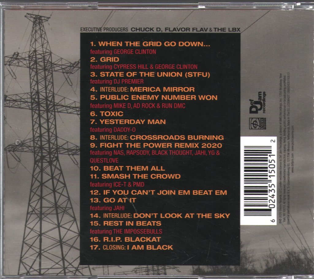 Public Enemy - What You Gonna Do When The Grid Goes Down? - Cd