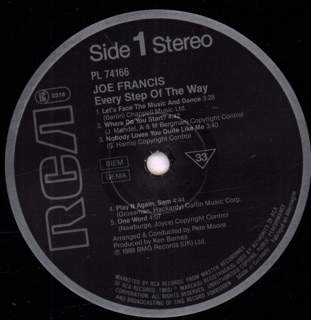 Joe Francis - Every Step Of The Way - Lp