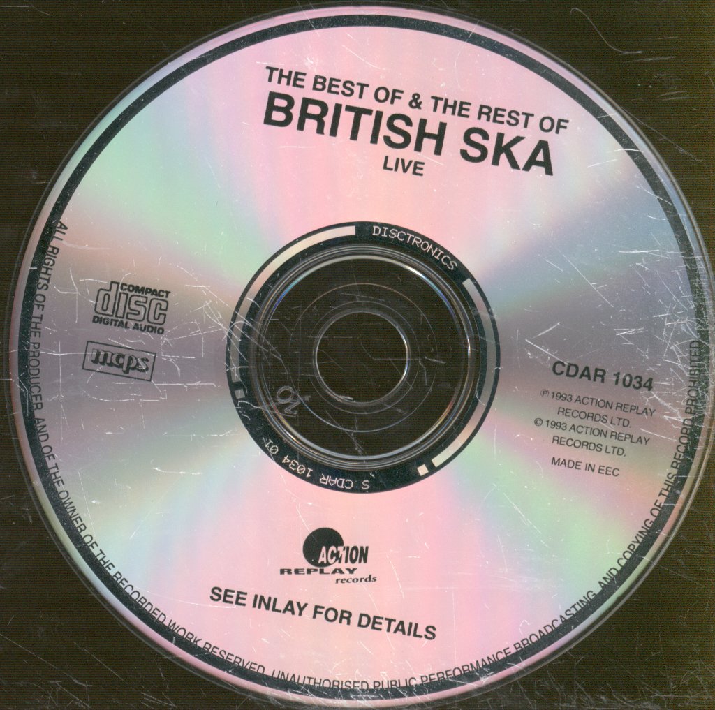 Various Artists - Best Of & The Rest Of British Ska Live - Cd
