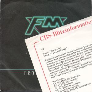 Fm (Uk Rock Group) - Frozen Heart - 7 Inch