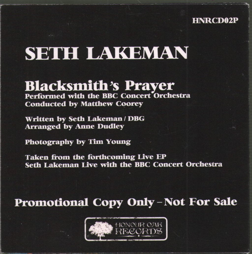 Seth Lakeman - Blacksmith's Prayer - Cdr