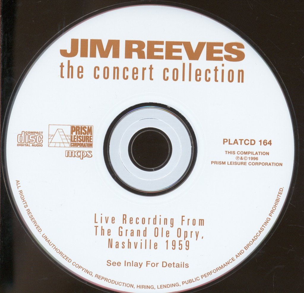 Jim Reeves - Concert Collection - Cd