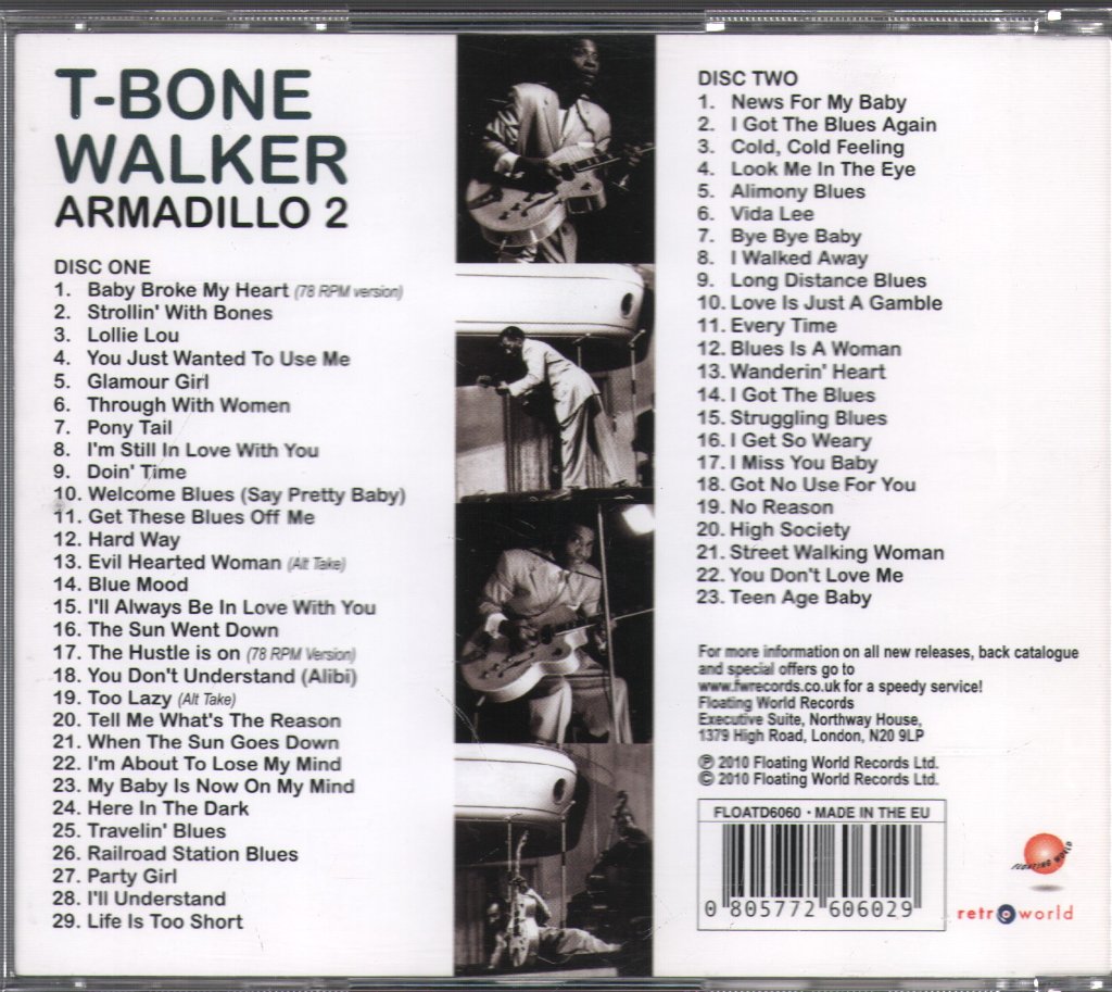 T Bone Walker - Armadillo 2 - Double Cd