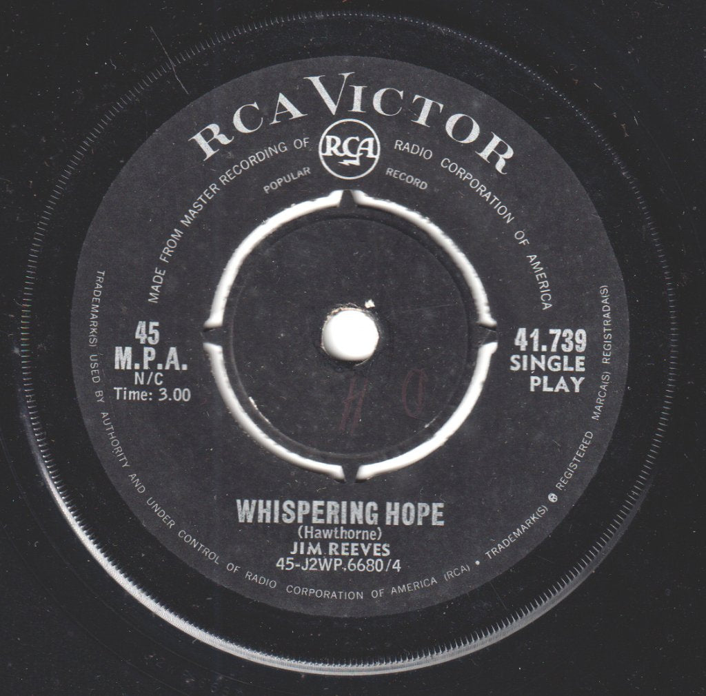 Jim Reeves - It Is No Secret - 7 Inch