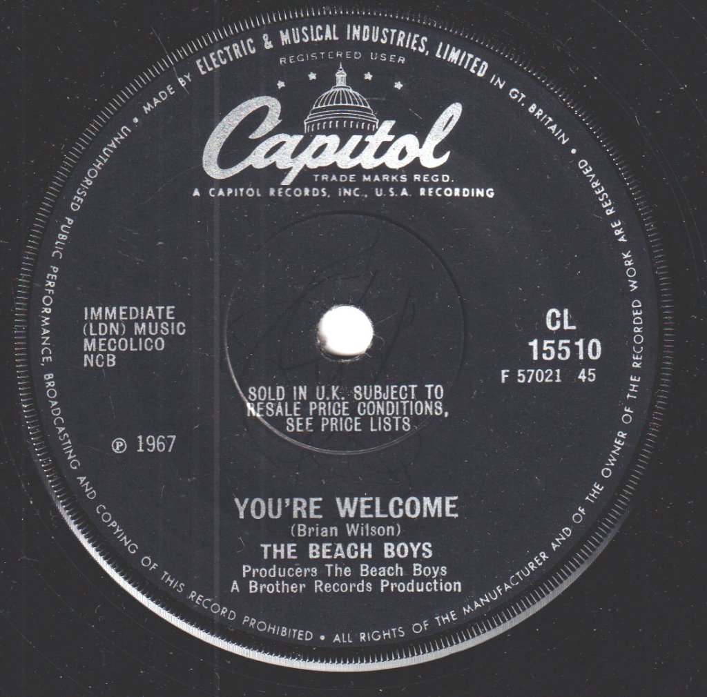Beach Boys - Heroes And Villains - 7 Inch
