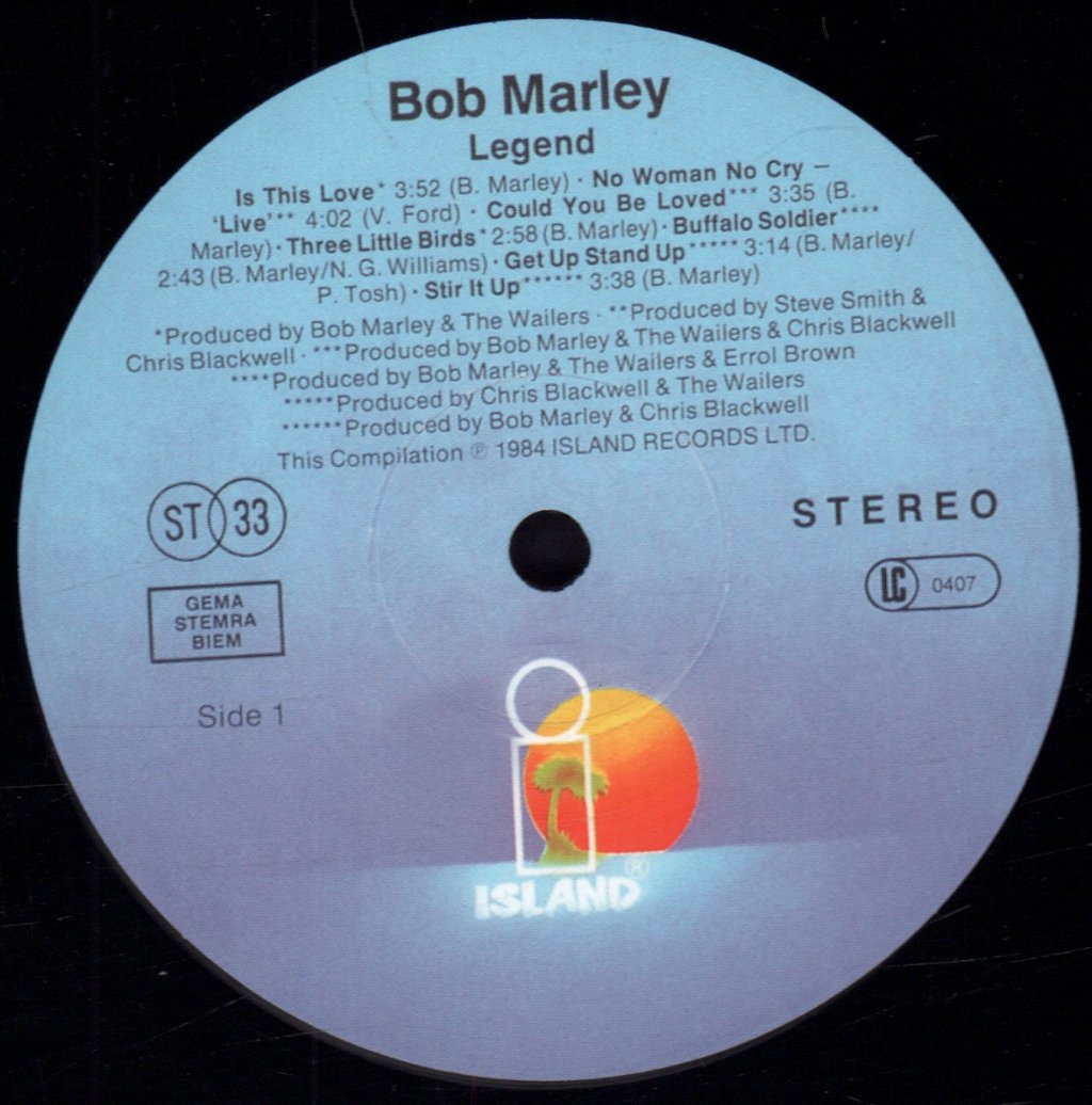 Bob Marley And The Wailers - Legend - Lp