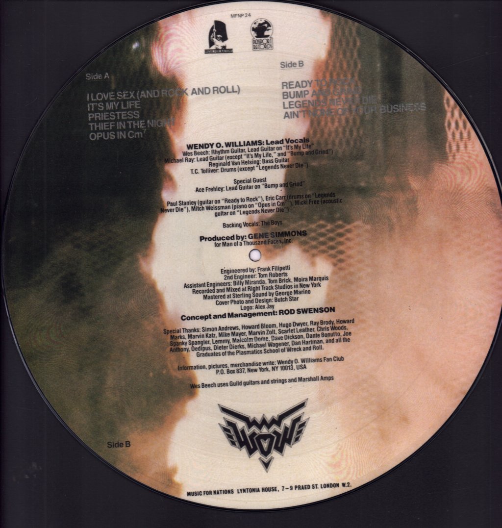 Wendy O'Williams - WOW - Lp