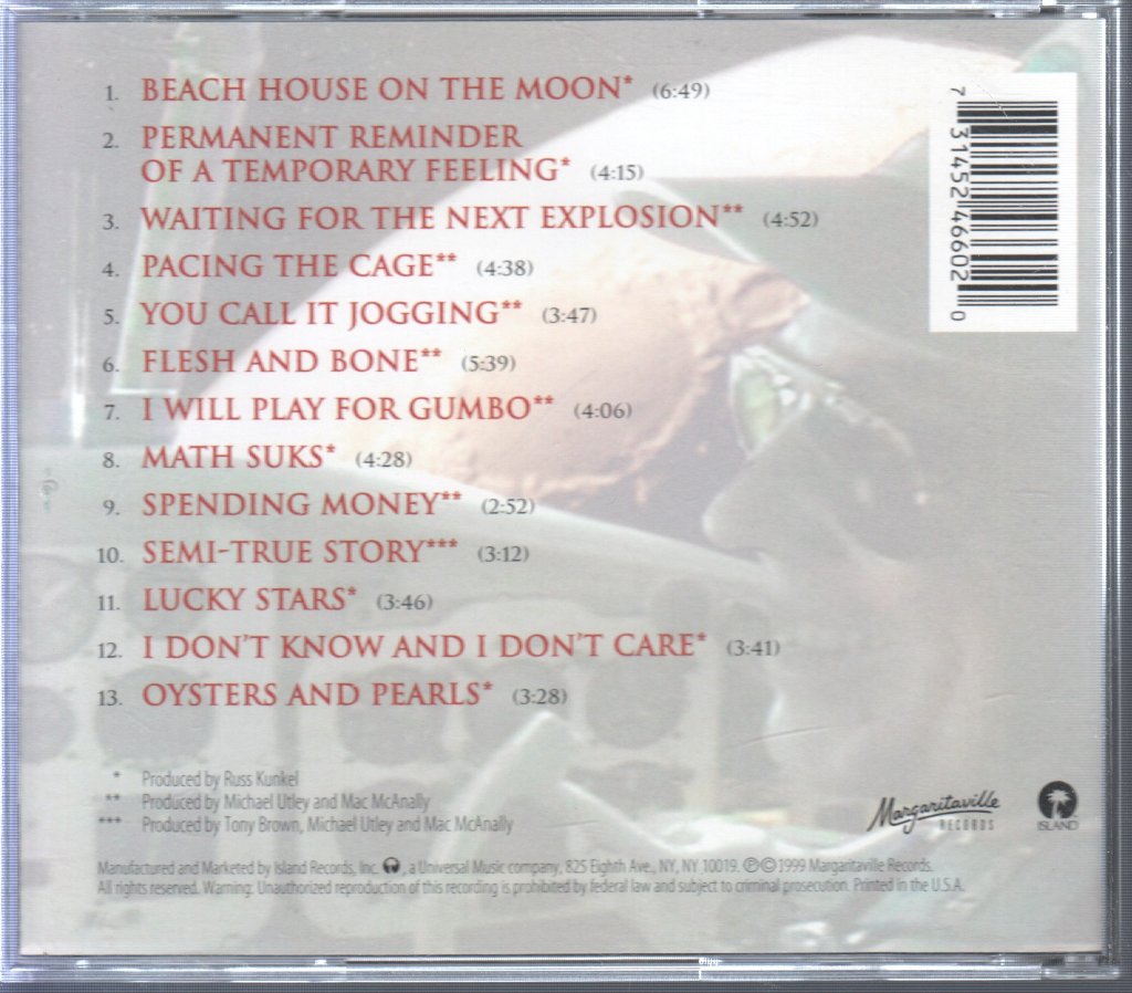 Jimmy Buffett - Beach House On The Moon - Cd