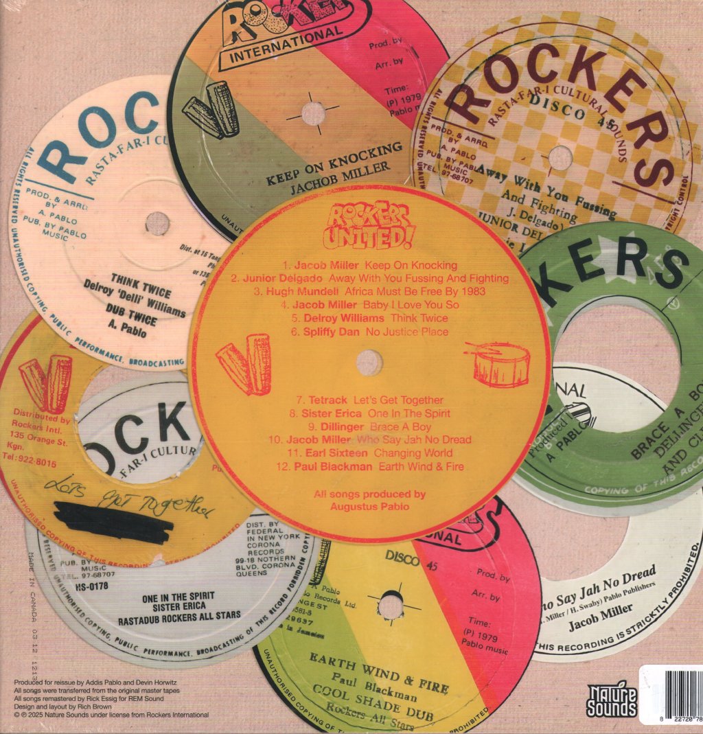 Various Artists - Rockers United! Produced by Augustus Pablo - Lp