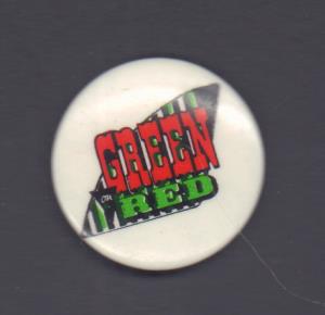Green On Red - Button Badge - Badge