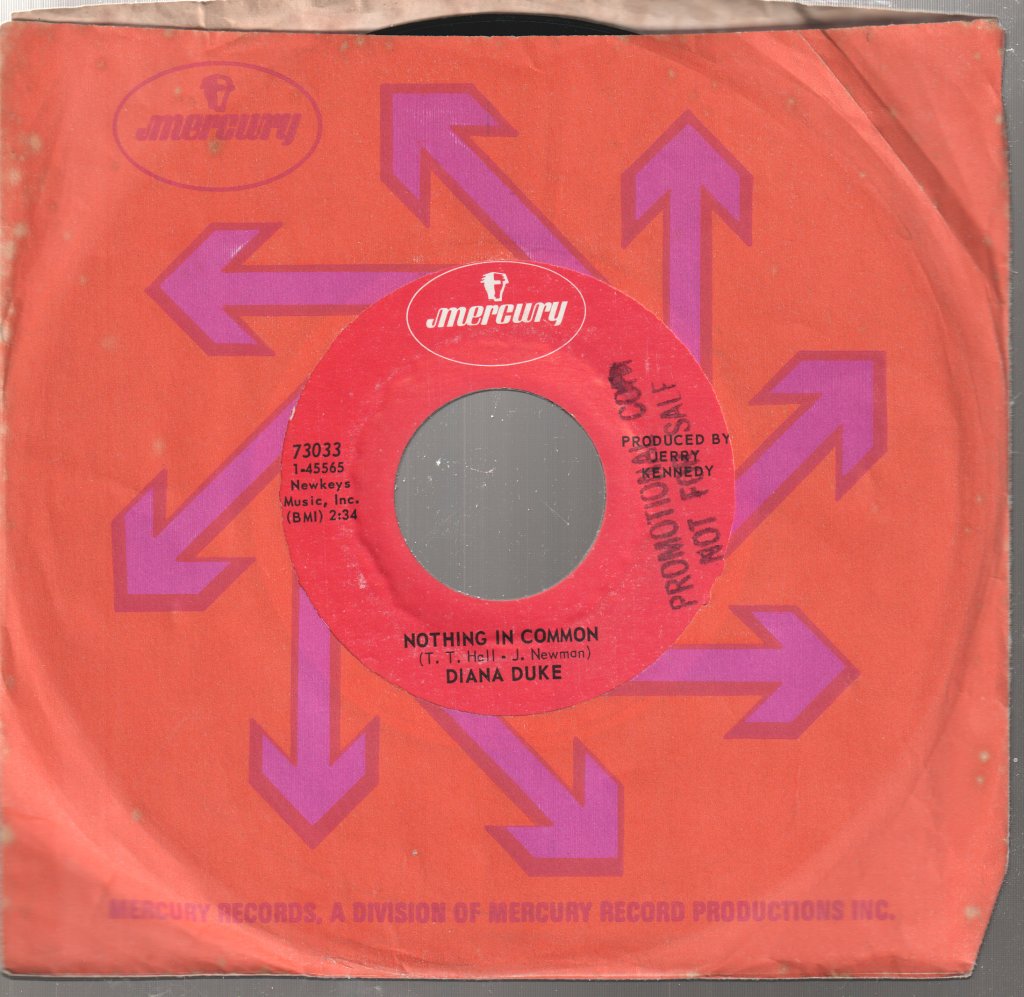 Diana Duke - Tonight The Jukebox Plays For Me - 7 Inch