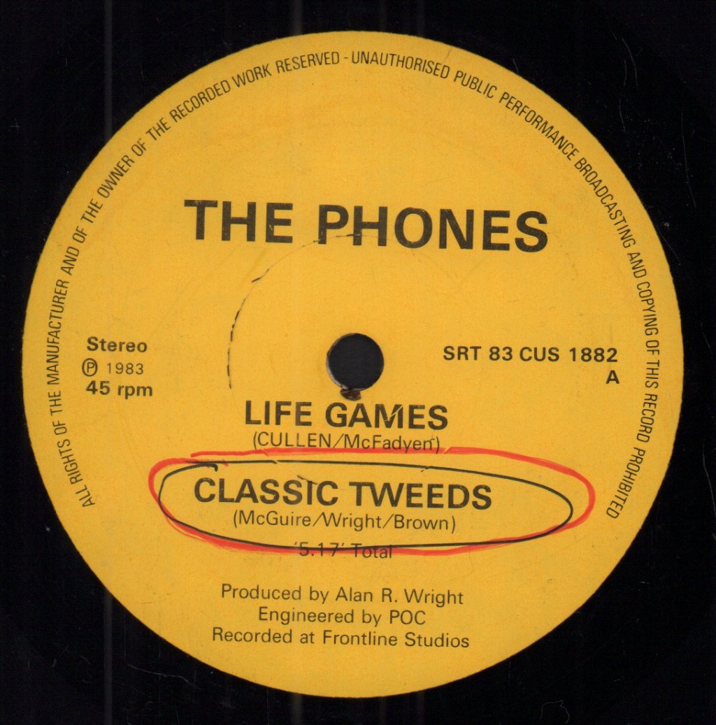 Phones (Uk Group) - It's Late At Night - 7 Inch