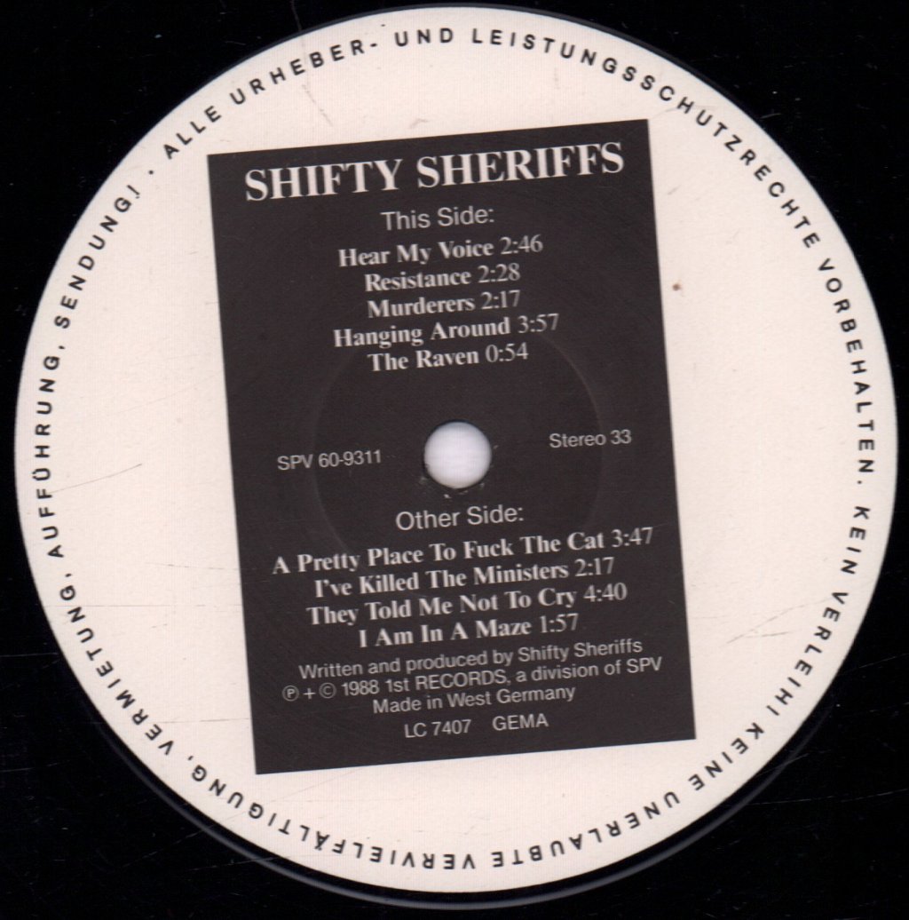 Shifty Sheriffs - Young Rebels Vol. 2 - Lp