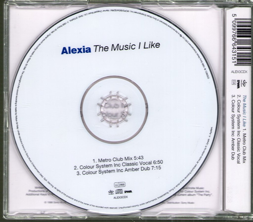 Alexia - Music I Like - Cd