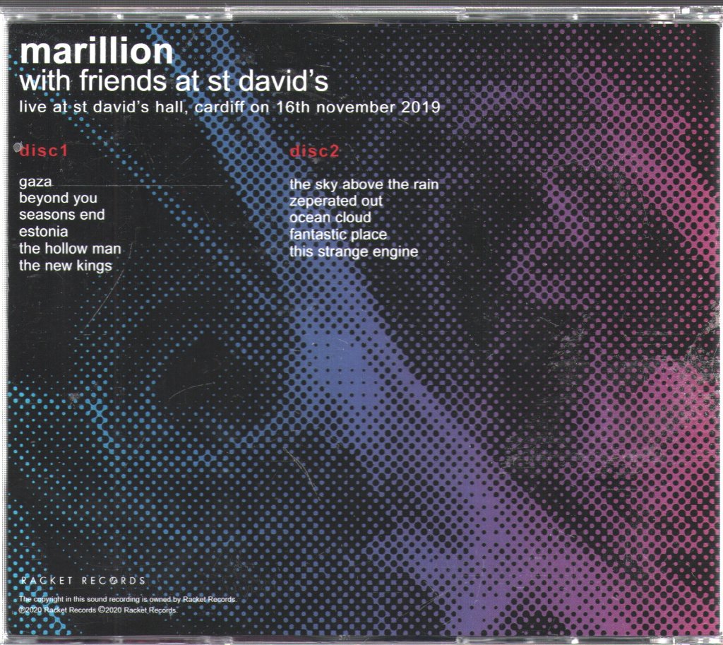 Marillion - With Friends At St David's - Double Cd