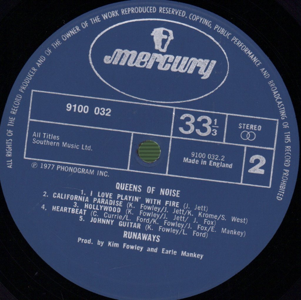Runaways - Queens Of Noise - Lp