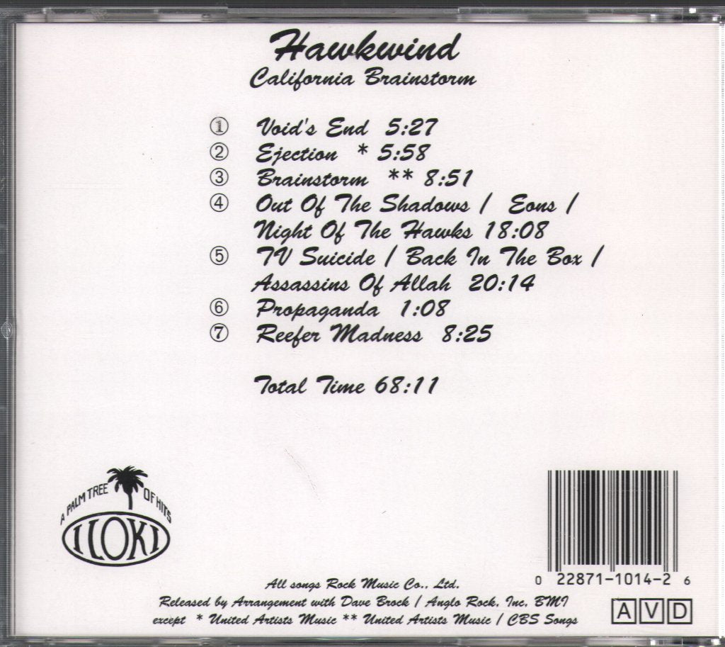 Hawkwind - California Brainstorm - Cd