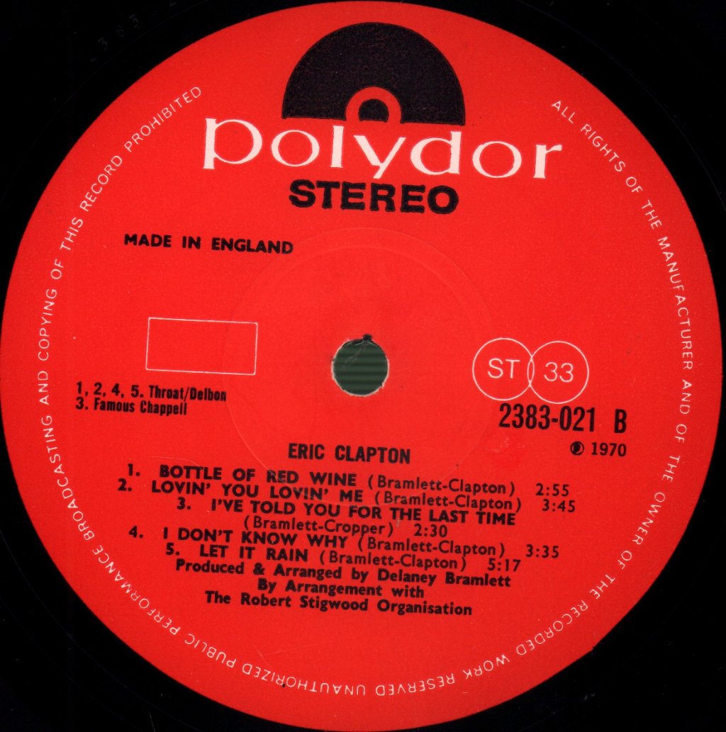 Eric Clapton - Eric Clapton - Lp