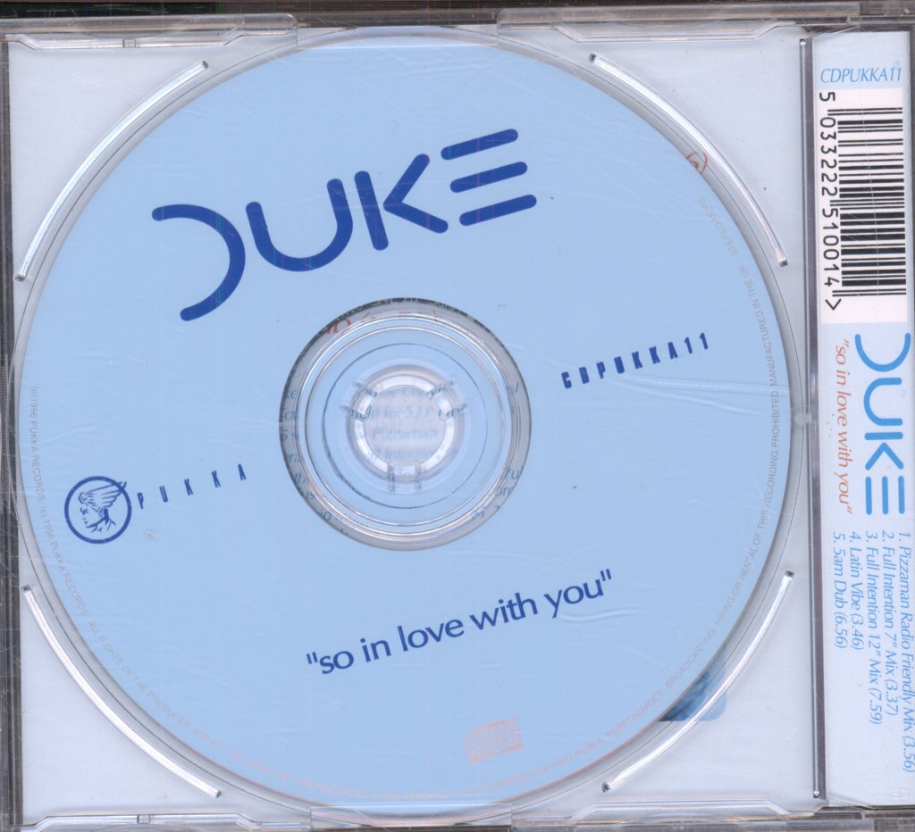 Duke - So In Love With You - Cd