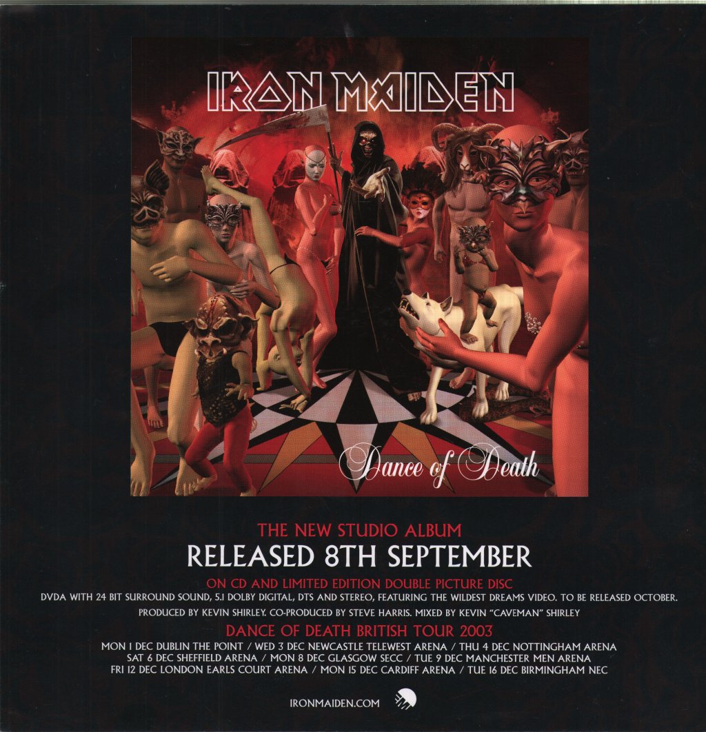Iron Maiden - Dance Of Death - Card