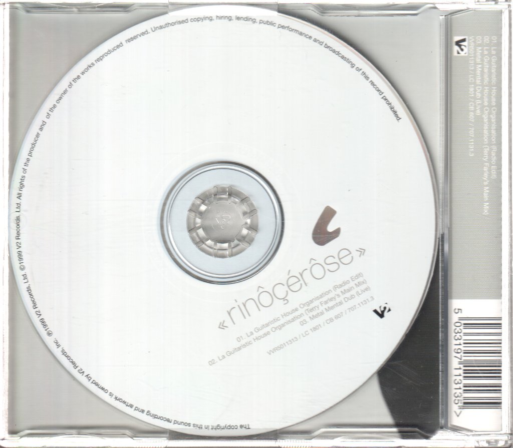 Rinôçérôse - La Guitaristic House Organisation - Cd