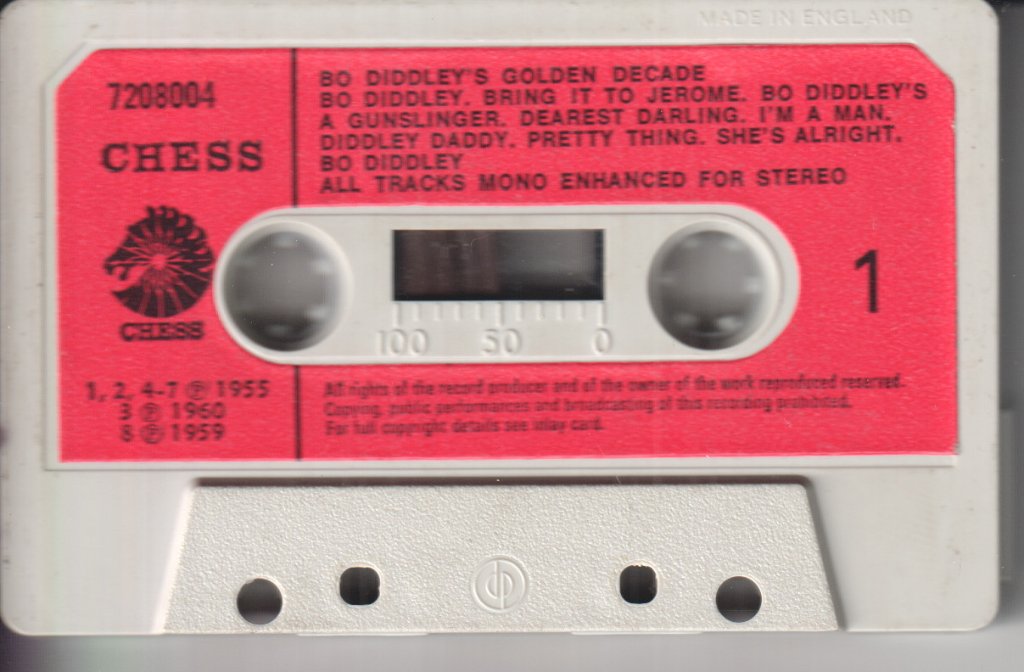 Bo Diddley - golden decade - Cassette