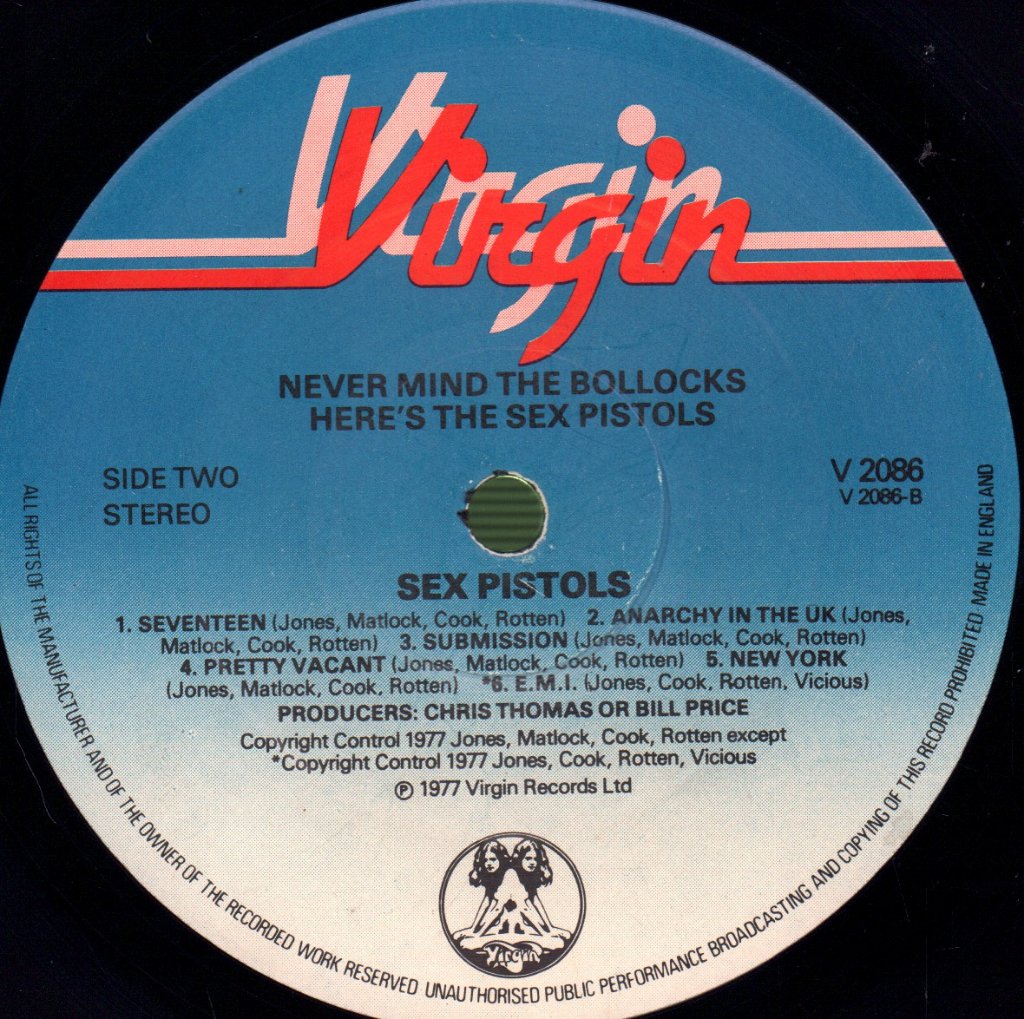 Sex Pistols - Never Mind The Bollocks - Lp