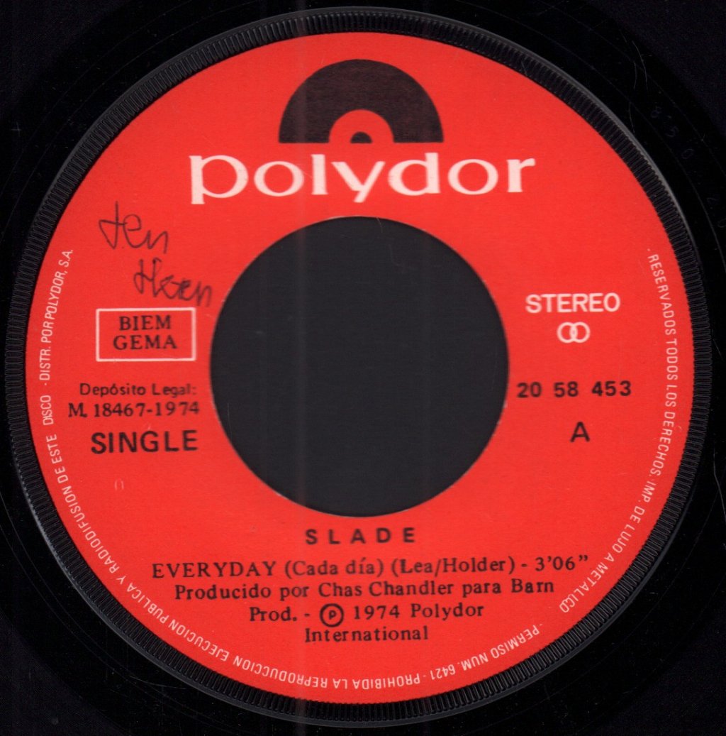Slade - Everyday - 7 Inch