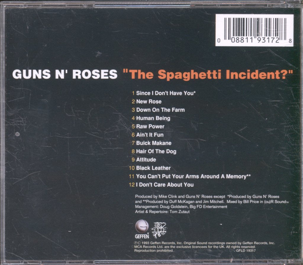 Guns N' Roses - "The Spaghetti Incident?" - Cd