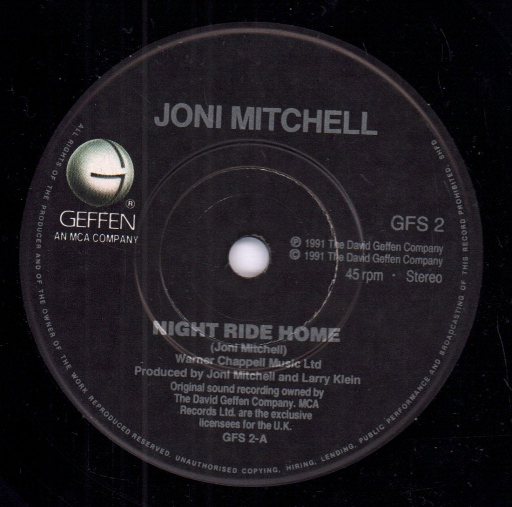 Joni Mitchell - Night Ride Home - 7 Inch