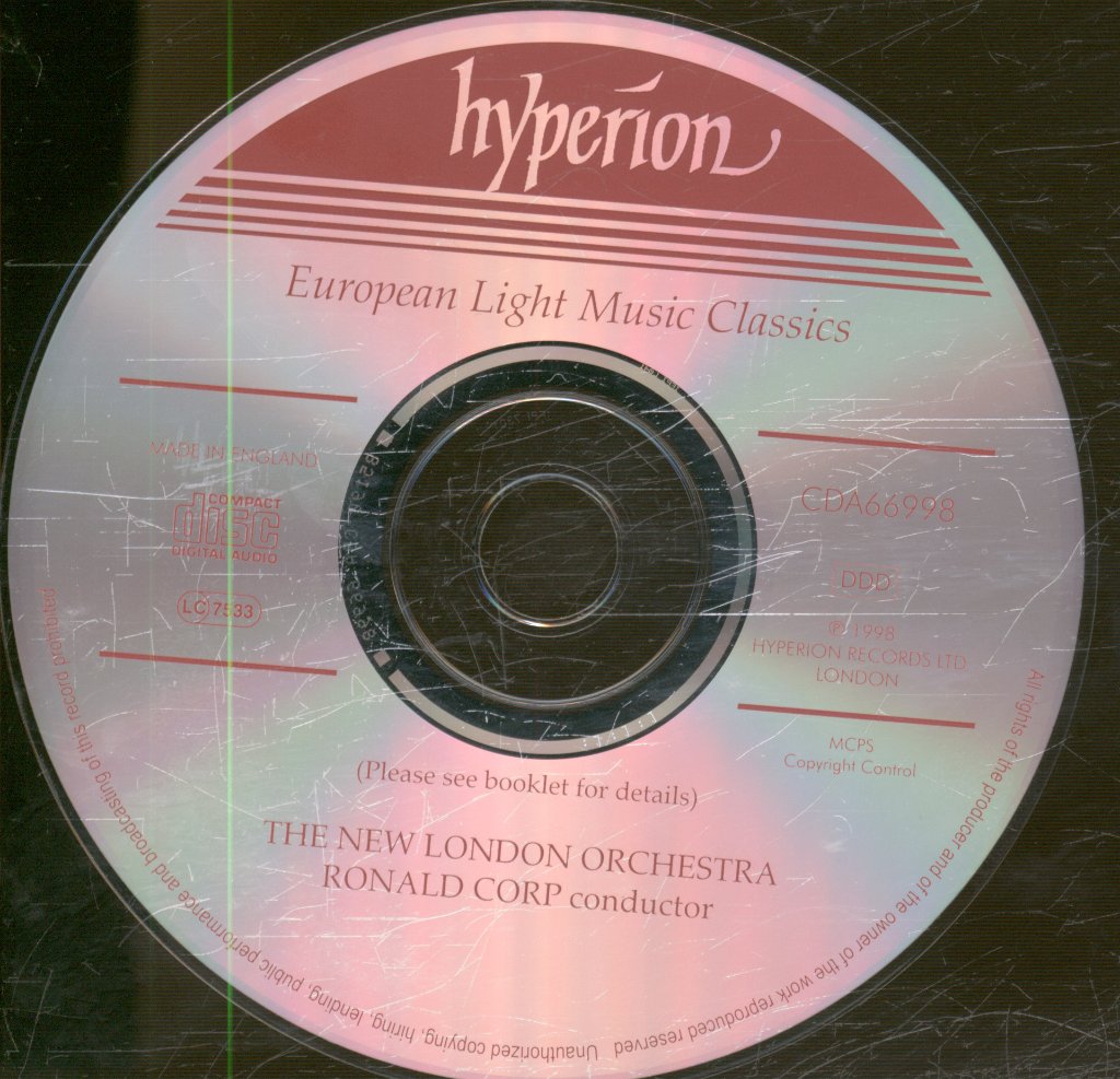 New London Orchestra, Ronald Corp - European Light Music Classics - Cd