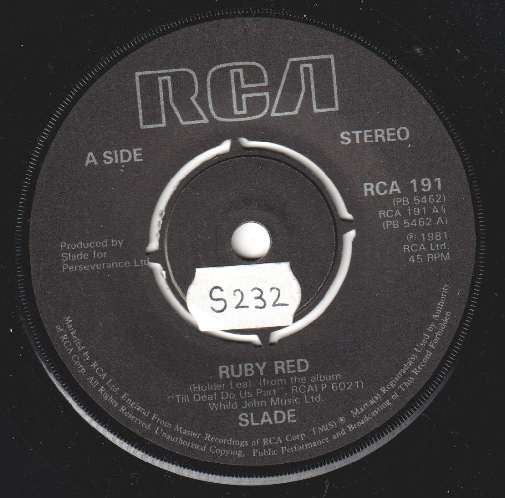 Slade - Ruby Red - Double 7 Inch