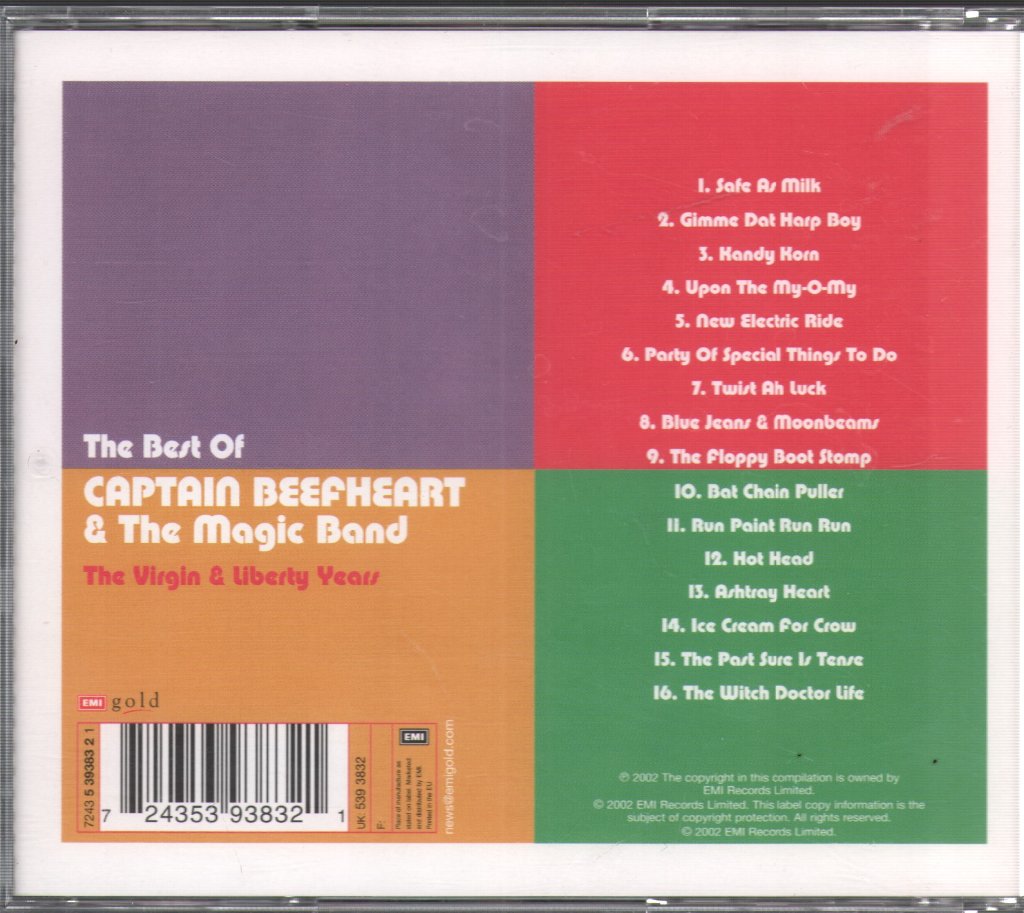 Captain Beefheart - Best Of The Virgin & Liberty Years - Cd