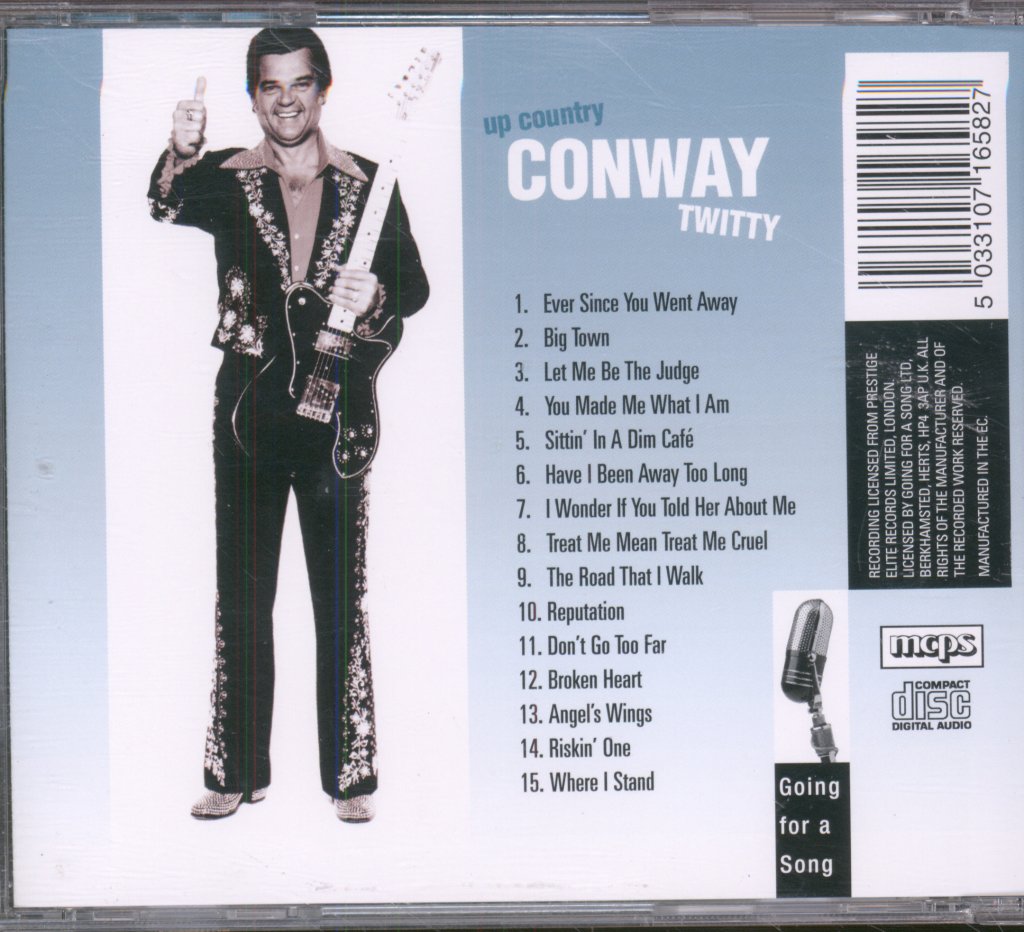 Conway Twitty - Up Country - Cd