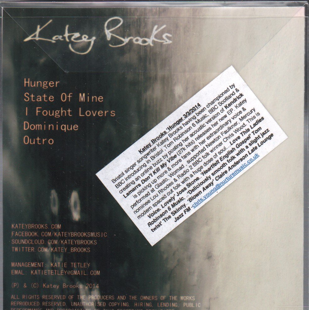 Katey Brooks - Hunger - Cdr
