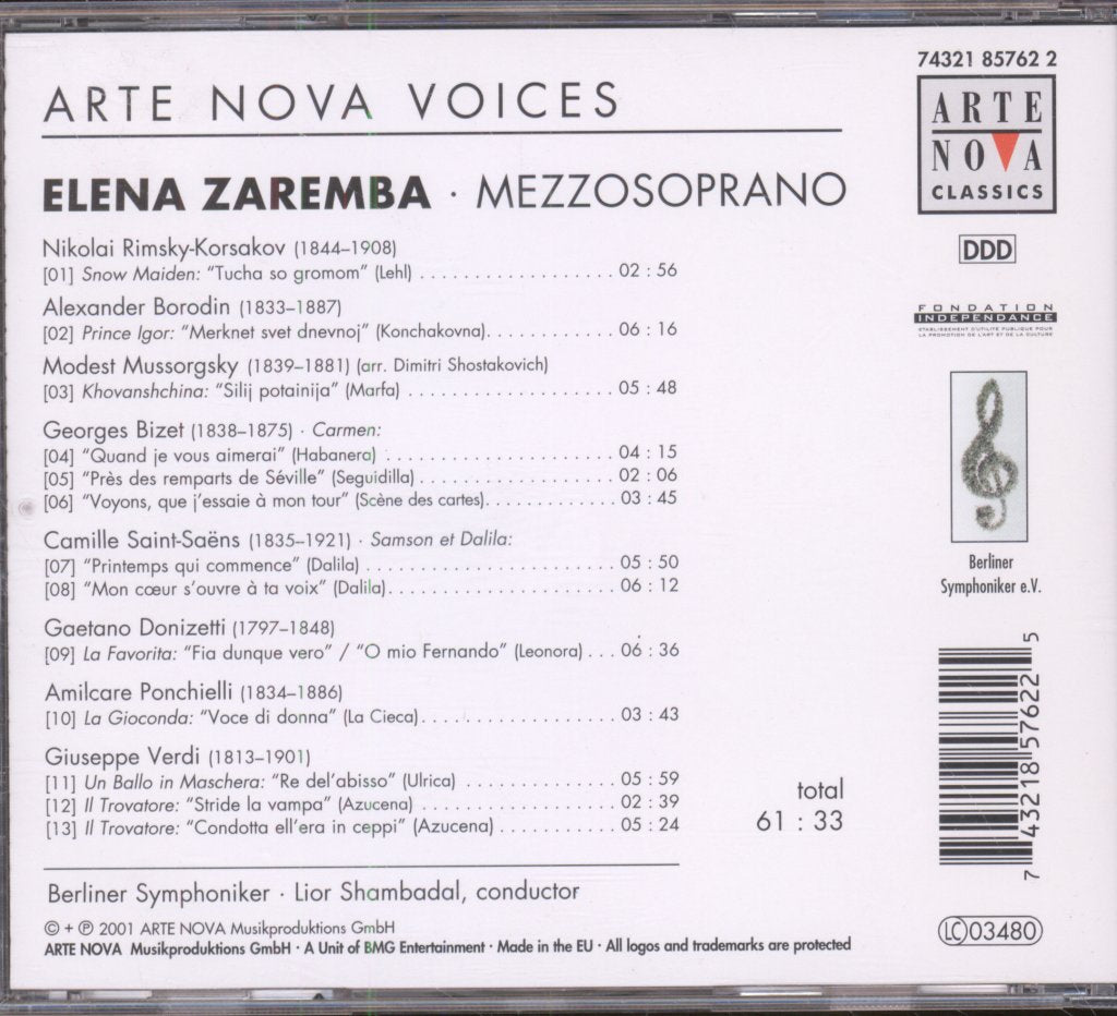 Elena Zaremba - Portrait - Cd