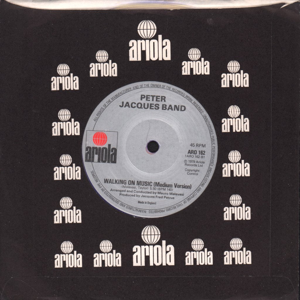 Peter Jacques Band - Walking On Music - 7 Inch